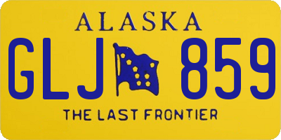 AK license plate GLJ859