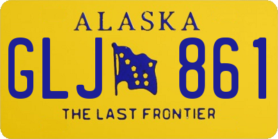 AK license plate GLJ861