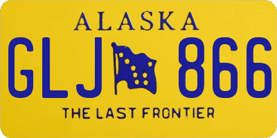 AK license plate GLJ866