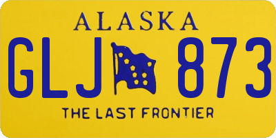 AK license plate GLJ873