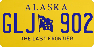 AK license plate GLJ902