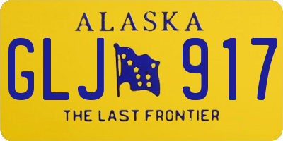 AK license plate GLJ917