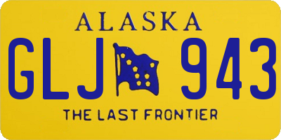 AK license plate GLJ943