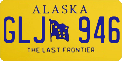 AK license plate GLJ946