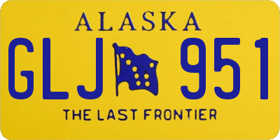 AK license plate GLJ951