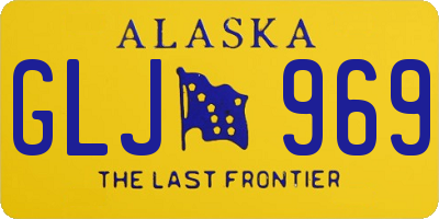 AK license plate GLJ969