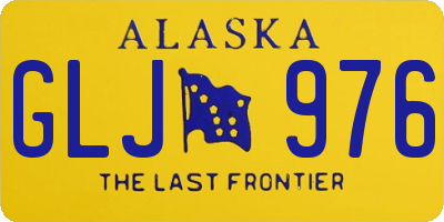 AK license plate GLJ976