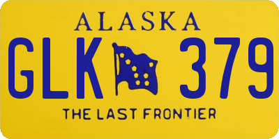 AK license plate GLK379