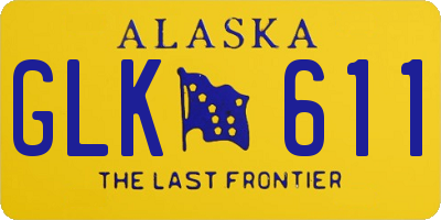 AK license plate GLK611
