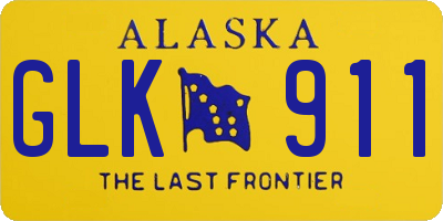 AK license plate GLK911