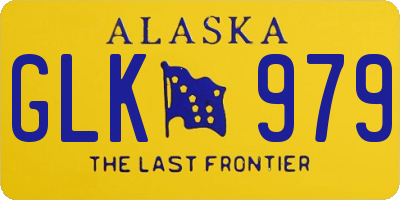 AK license plate GLK979