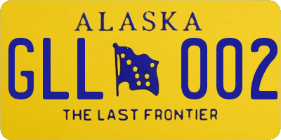 AK license plate GLL002