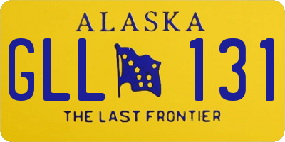 AK license plate GLL131