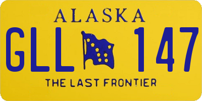 AK license plate GLL147
