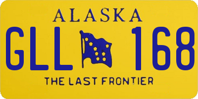 AK license plate GLL168