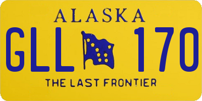 AK license plate GLL170