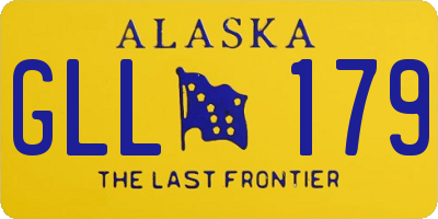 AK license plate GLL179
