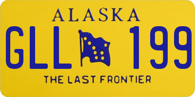 AK license plate GLL199