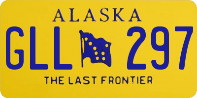 AK license plate GLL297