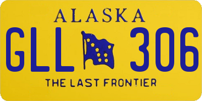 AK license plate GLL306