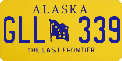 AK license plate GLL339