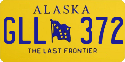 AK license plate GLL372