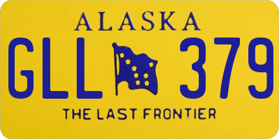 AK license plate GLL379