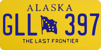 AK license plate GLL397