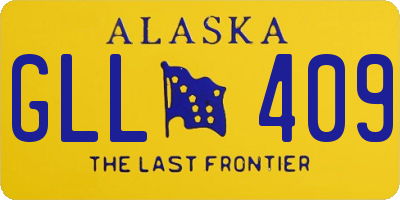 AK license plate GLL409