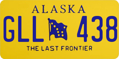 AK license plate GLL438