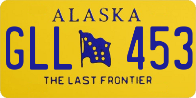 AK license plate GLL453
