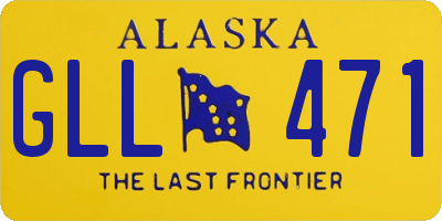 AK license plate GLL471