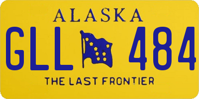 AK license plate GLL484