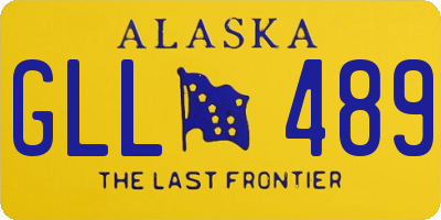 AK license plate GLL489