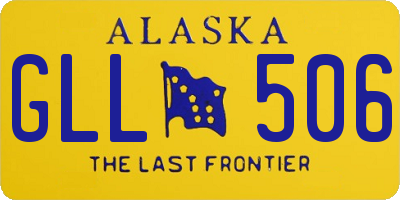 AK license plate GLL506
