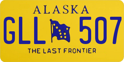 AK license plate GLL507