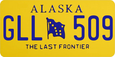 AK license plate GLL509