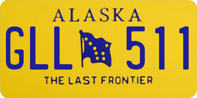 AK license plate GLL511