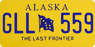 AK license plate GLL559