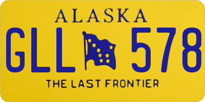 AK license plate GLL578