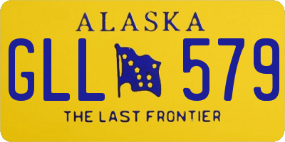 AK license plate GLL579