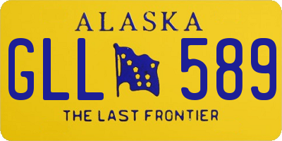 AK license plate GLL589