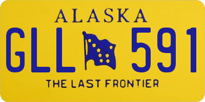 AK license plate GLL591