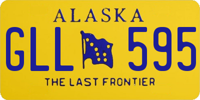 AK license plate GLL595