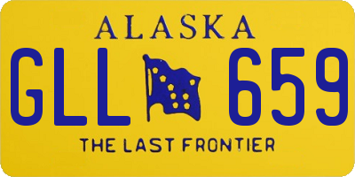 AK license plate GLL659