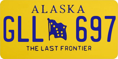 AK license plate GLL697