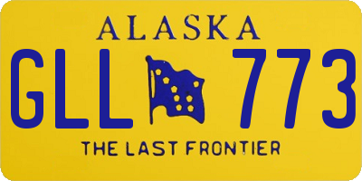 AK license plate GLL773