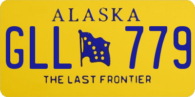 AK license plate GLL779
