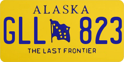 AK license plate GLL823