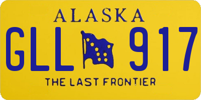 AK license plate GLL917